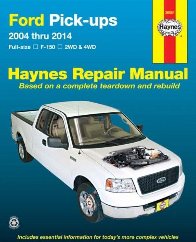 Ford full-size petrol pick-ups F-150 2WD & 4WD (2004-2014) Haynes Repair Manual (USA) av Haynes Publishing
