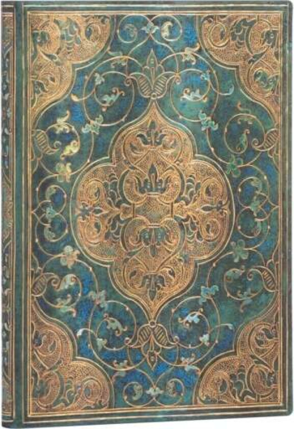 Turquoise Chronicles Midi Unlined Journal av Paperblanks