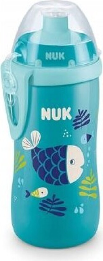 Nuk Junior Cup - Colour Change, Drikkeflaske, Blå, 12m+