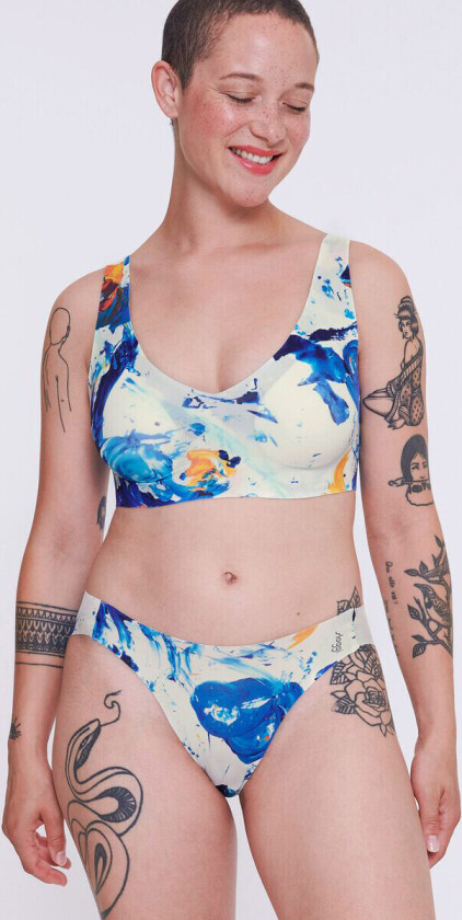 Zero Feel. Collab Bralette BH, Farge: Blå, Størrelse: XS, Kvinner