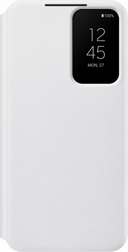 Galaxy S22 Smart Clear View Cover - White