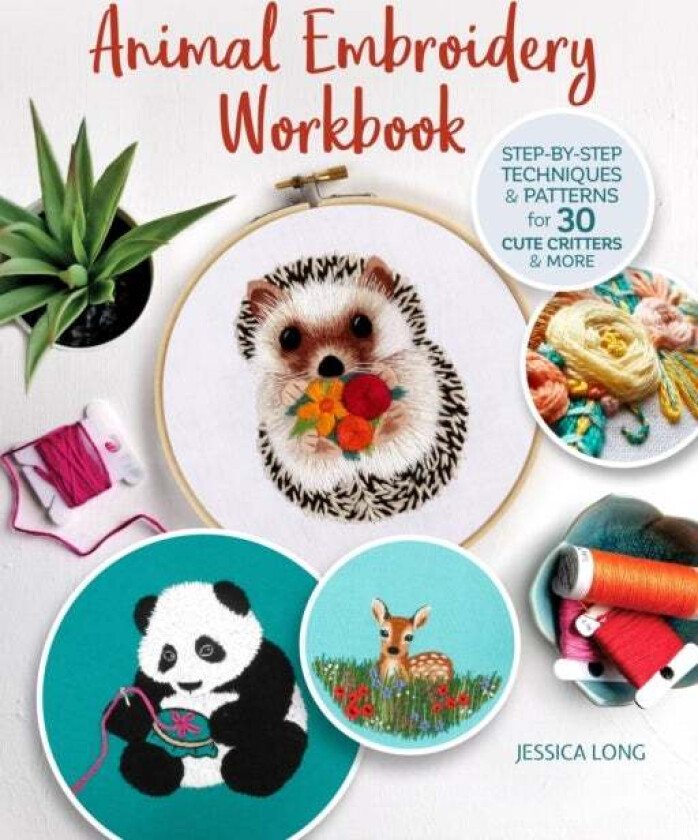 Animal Embroidery Workbook av Jessica Long