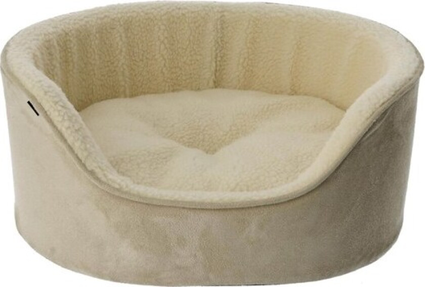 Seng m høy kant SherpaBeige L