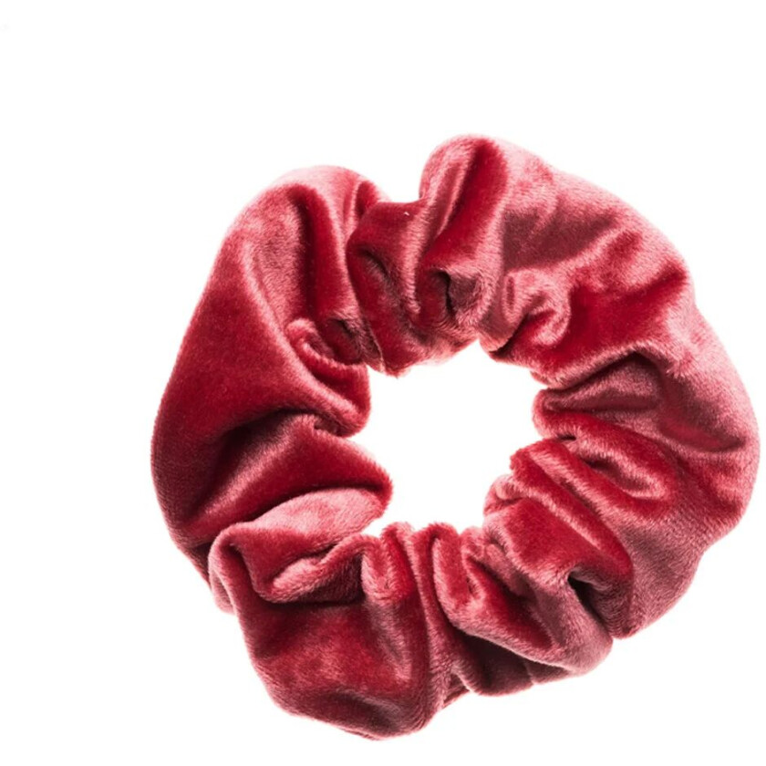 DARK Velvet Scrunchie Candy Pink