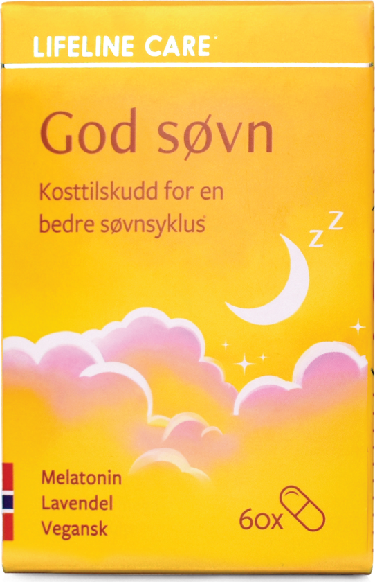 God Søvn Kosttilskudd, 60 kapsler