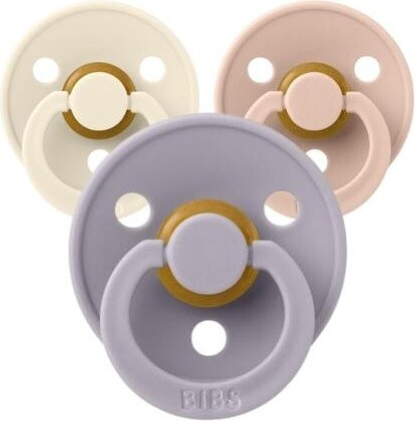 Bibs Colour, Str. 1 (0-6 Md.), Anatomisk - Lateks