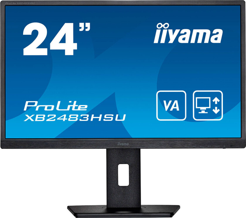 24" iiyama ProLite XB2483HSU-B5 - LED monitor - Full HD (1080p) - 24" - 4 ms - Skjerm