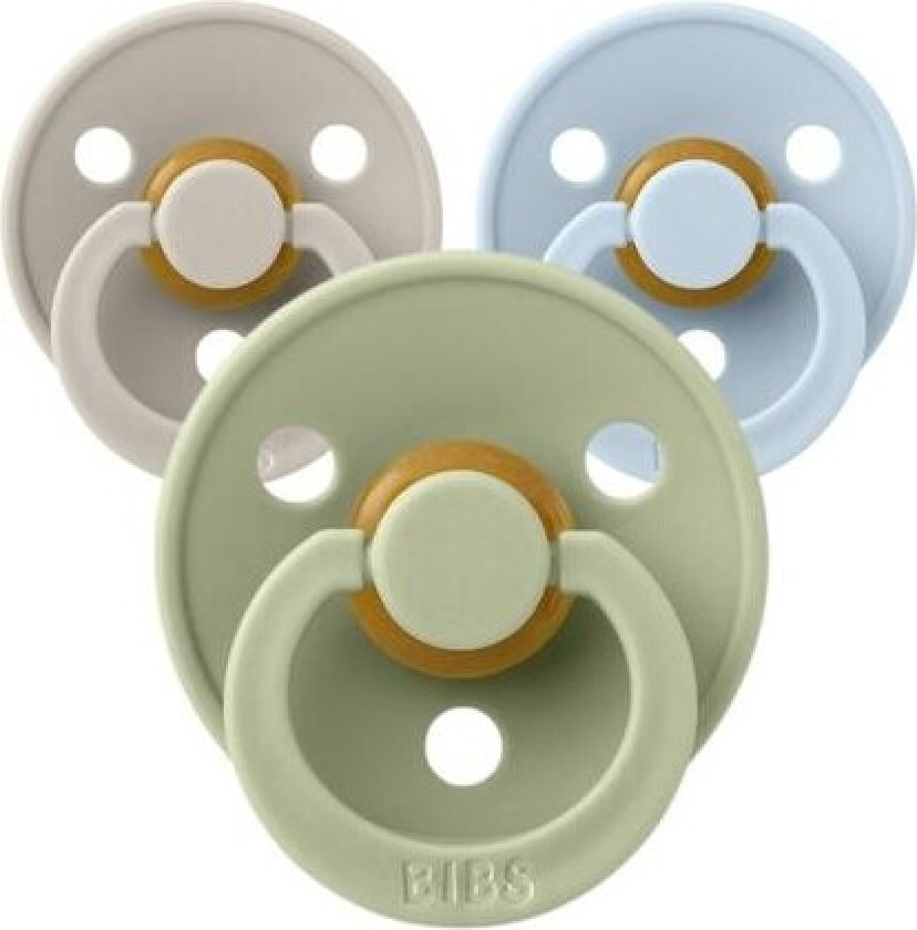 Bibs Colour, Str. 1 (0-6 Md.), Anatomisk - Lateks