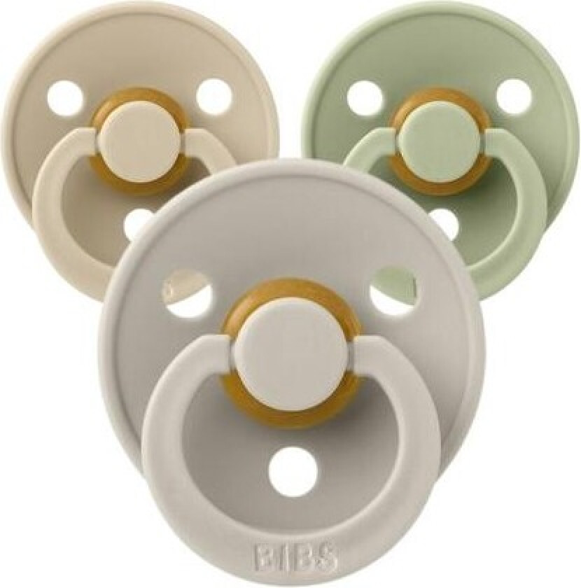 Bibs Colour, Str. 2 (6+ Md.), Anatomisk - Lateks