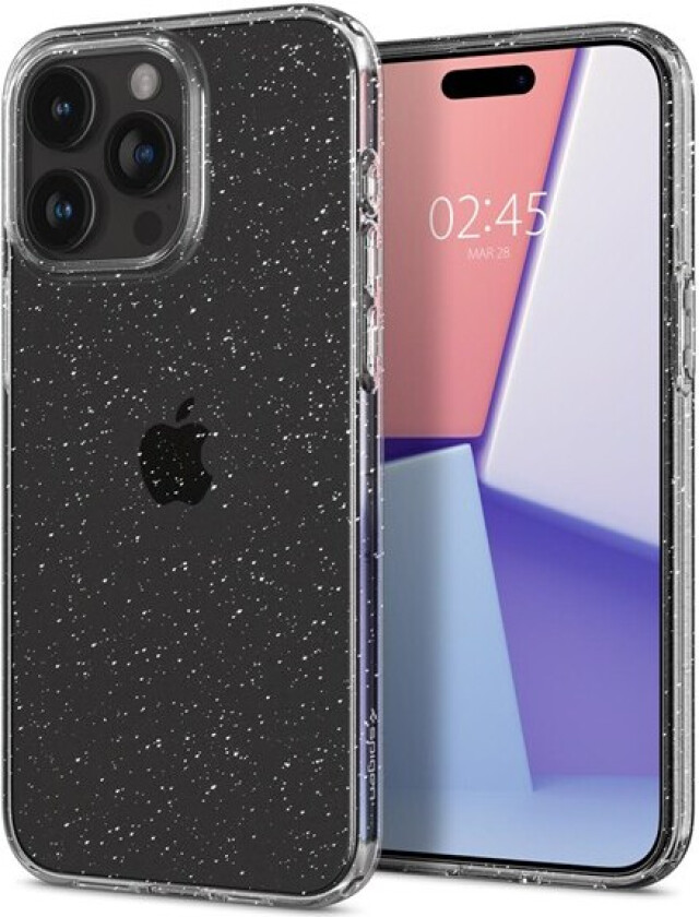 Liquid Crystal Glitter - back cover for mobile phone