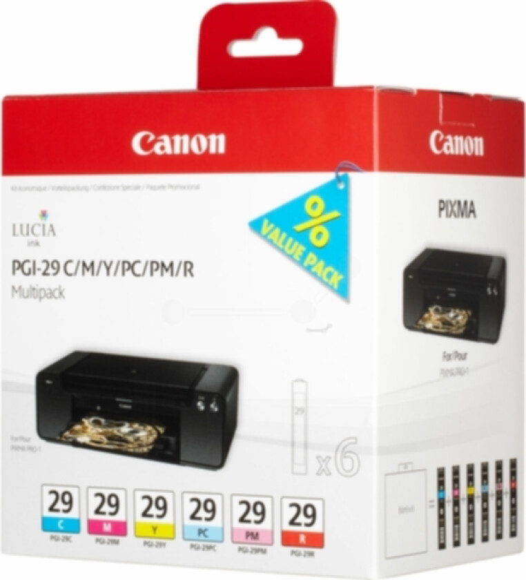 Blekkpatron MultiPack C,M,Y,PC,PM,RY