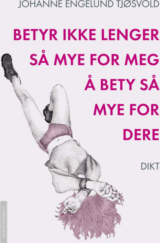 Betyr ikke lenger så mye for meg å bety så mye for dere av Johanne Engelund Tjøsvold