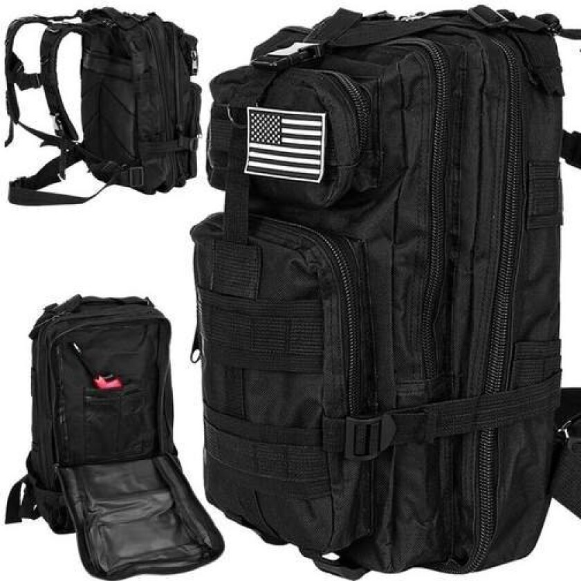 SORT RYGGSEKK - 26L
