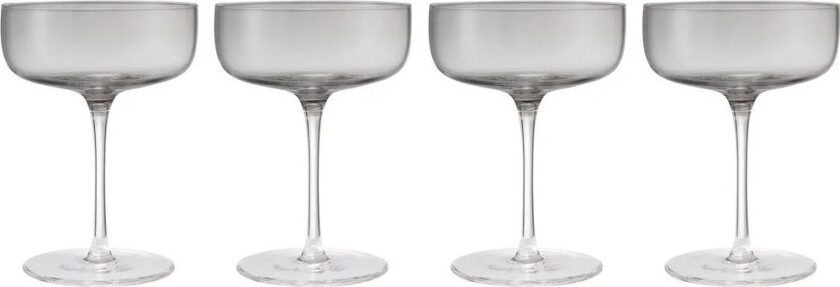 Fuumi champagneglass Coupe 28 cl 4-pk Smoke-klar