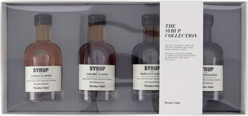 The syrup collection gaveeske, 4 x 10 cl