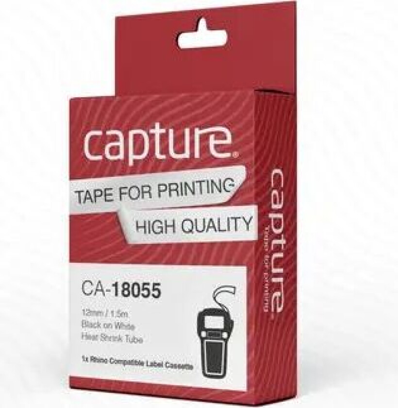 Tape Rhinopro Heat Shrink 12mm Black/white