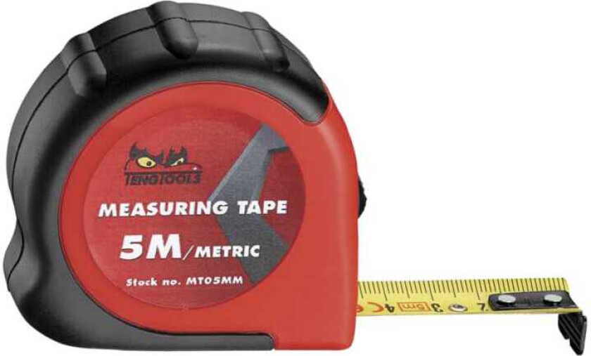 Steel målebånd 5m (MT05MM)