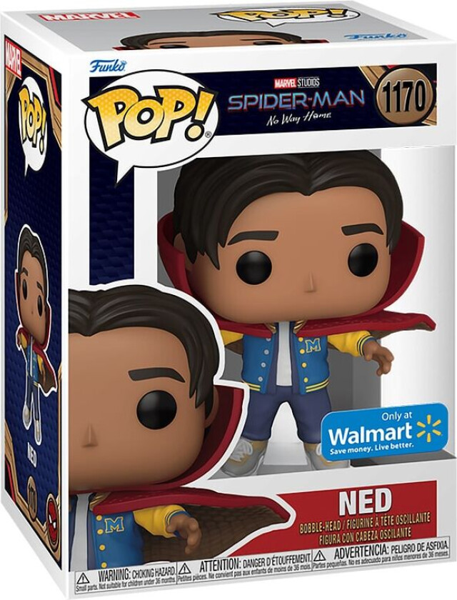 Pop! Vinyl Exclusive Spider-Man: No Way Home Ned figur