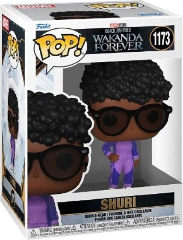 Pop! Vinyl Marvel Black Panther WF Shuri - figur med solbriller