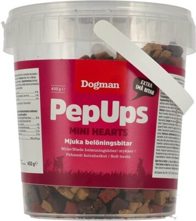 Pep Ups Mini Hearts 450g