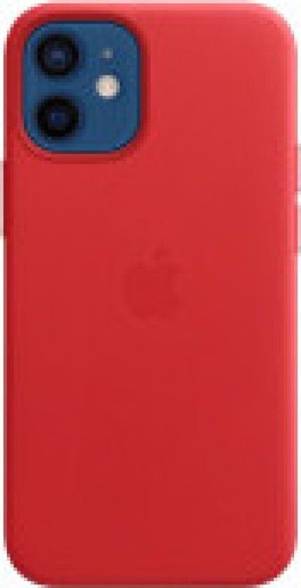 - (PRODUCT) RED - baksidedeksel for mobiltelefon - med MagSafe - lær - rød - for iPhone 12 mini