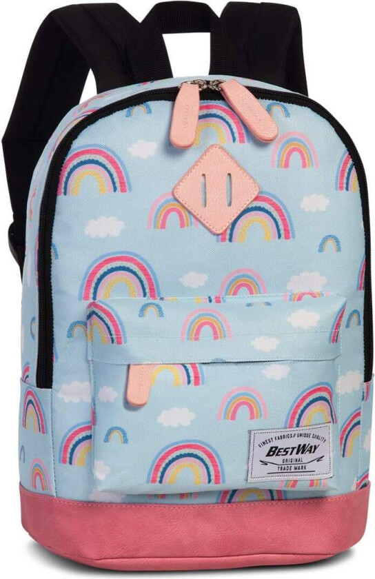 Rainbow Kids Ryggsekk - Light blue - One size