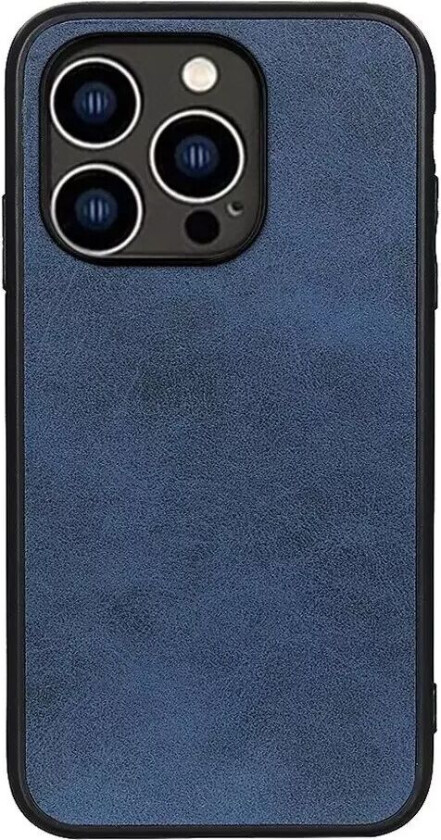 iPhone 15 Plus Skinndekket Plastdeksel - Blå