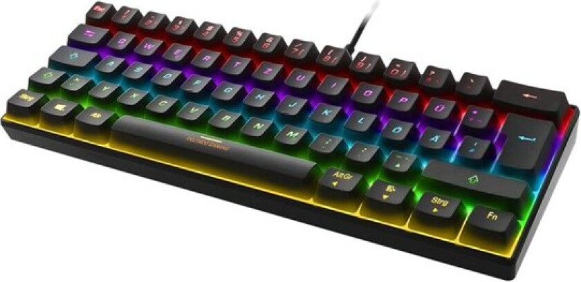 GAMING mini mechanical keyboard (DE) - Tastatur - Tysk - Svart