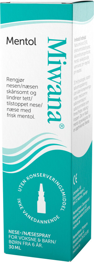 Mentol Nesespray, 30 ml