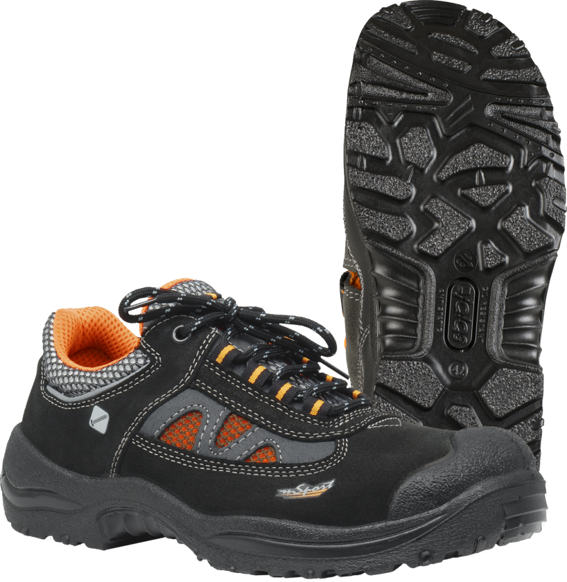 3468A Light Sport Vernesko S3, aluminiumhette, flerfarget Str. 38