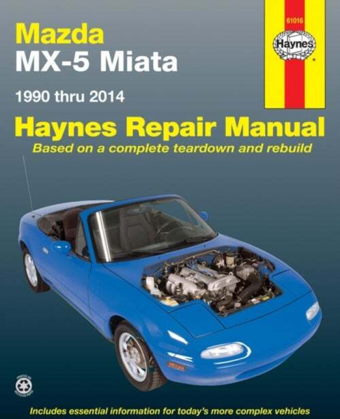 Mazda MX-5 Miata for Mazda MX-5 Miata models (1990-2014) Haynes Repair Manual (USA) av Haynes Publishing