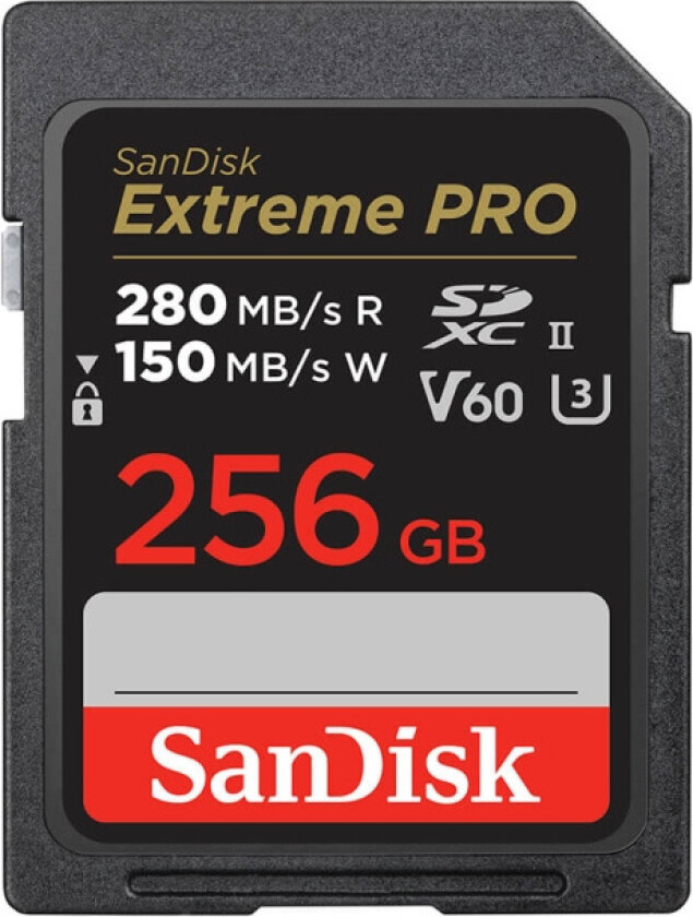 SDSDXEP-256G-GN4IN 256GB SDXC Class 10 UHS-II 280MB/s 100MB/s
