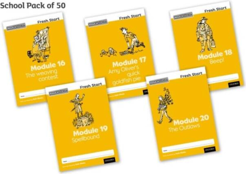 Read Write Inc. Fresh Start: Modules 16-20 - School Pack of 50 av Gill Munton