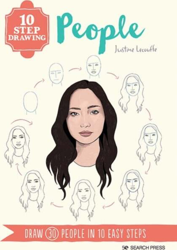 10 Step Drawing: People av Justine Lecouffe
