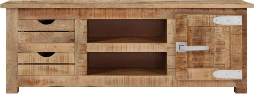 TV-benk 110x30x40 cm grovt mangotre