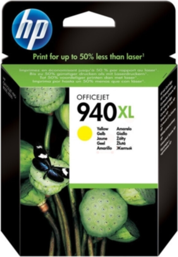 940XL / C4909AE High Capacity Yellow Ink - Blekkpatron Yellow