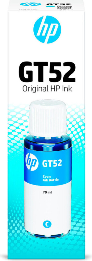 Hp Ink Cyan Gt52 8k