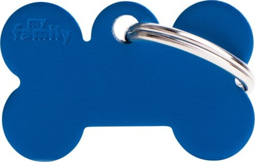 Bilde av ID Tag Basic collection Small Bone blue in Aluminum