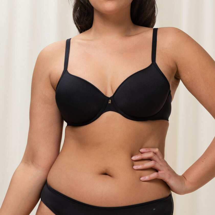 Body Make-up Essentials Whp BH Med Spiler, Farge: Svart, Størrelse: 90B, Kvinner