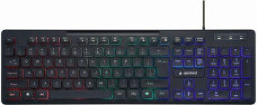 KB-UML-02 - keyboard - US - black - Tastatur - Amerikansk Engelsk - Svart