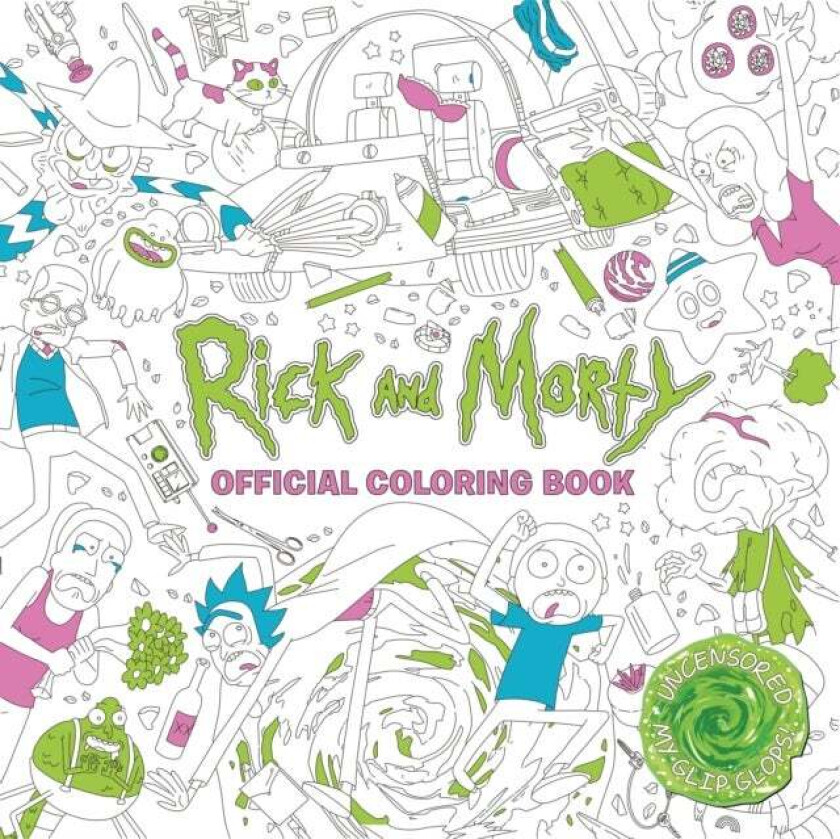 Rick and Morty Official Coloring Book av Titan Books