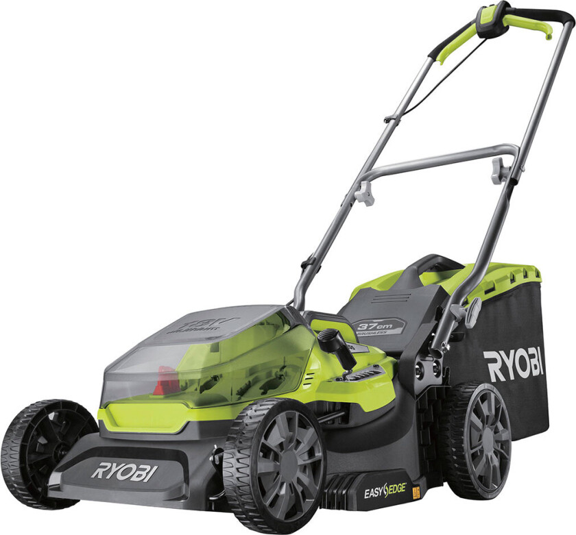 Ryobi RY18LMX37A-0 ONE+ batteri gressklipper uten batteri - 37 cm (18V)