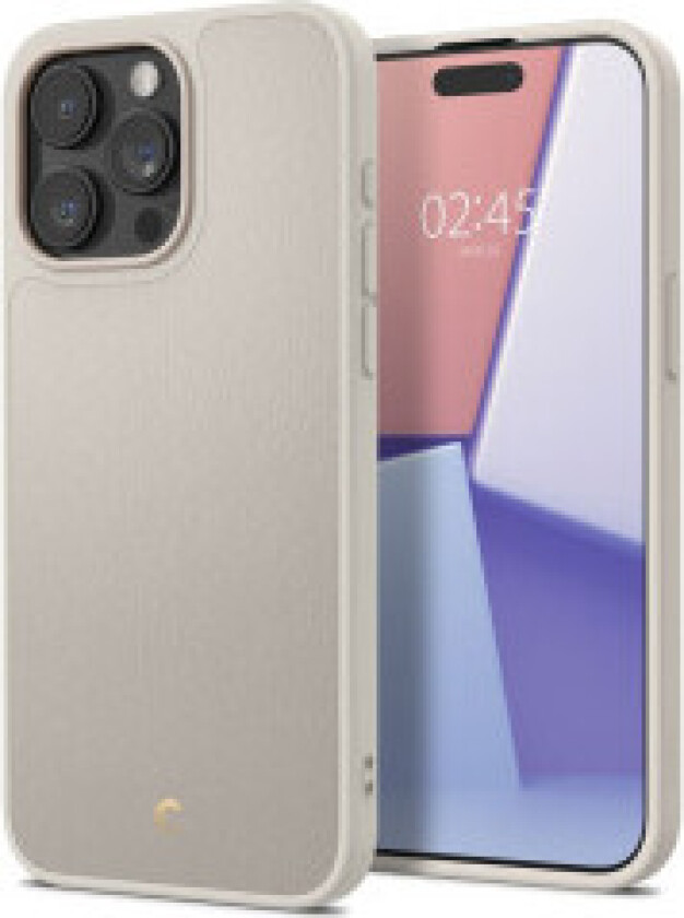 iPhone 15 Pro Max Kajuk Mag Hybrid Deksel - MagSafe Kompatibel - Cream