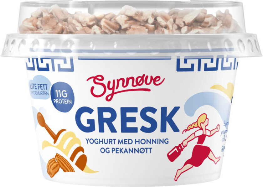 Synnøve Gresk Yoghurt Pekannøtter og Honning 160g