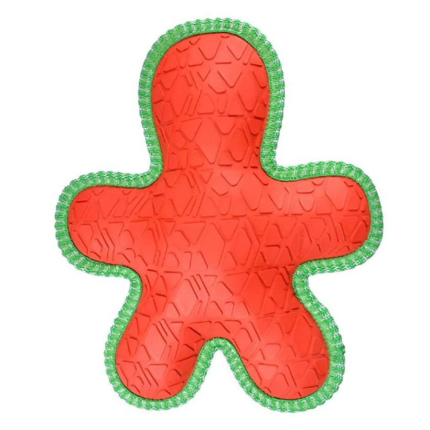XMas Oxford Gingerbread man hundeleke 24 x 20,5 x 3 cm