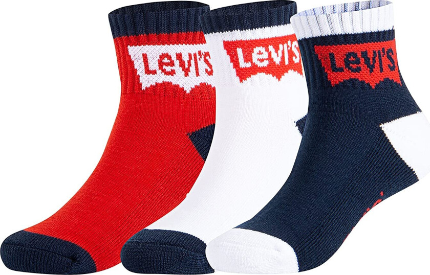 Levis BATWING MID CUT Sokker 3-pk - Dress Blues - 37-39