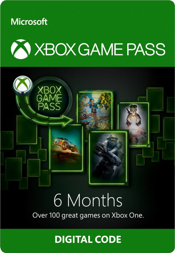 Xbox Game Pass - 6 måneders abonnement