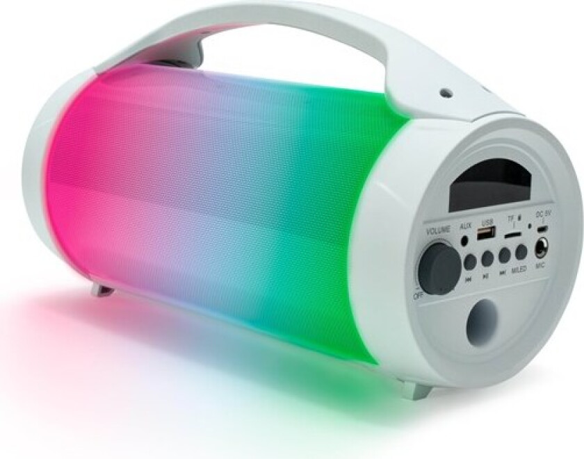 Bluetooth Speaker Party - Lite + Microphone - White