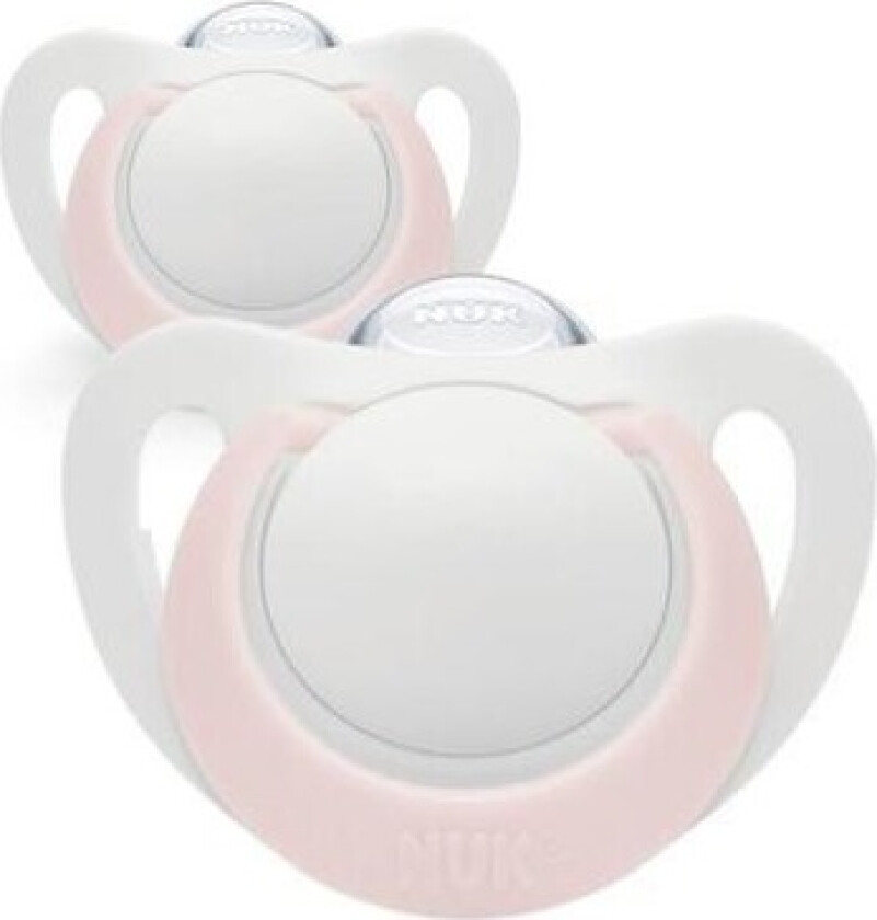 Nuk Star, Str. 0 ( 0-2 Mdr.), Anatomisk - Silikon