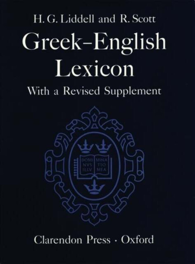A Greek-English Lexicon av P. G. W. Glare